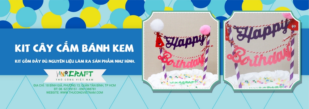 Kit cây cắm bánh kem 05